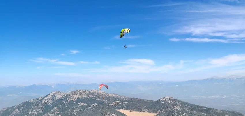 Paragliding baptism in Oludeniz